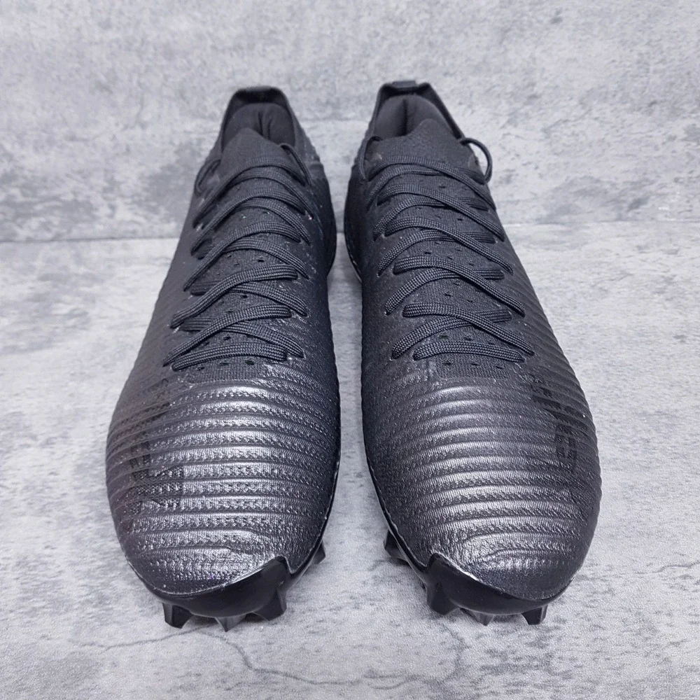 UNDER ARMOUR Blur Pro Football Cleats Mens 12.5 Triple Black 3028220-001‎